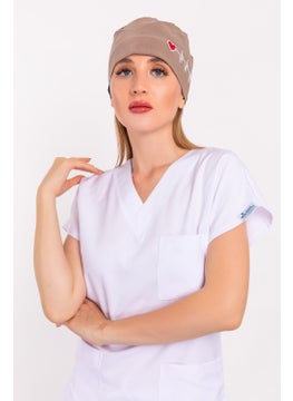 Nur Medikal Giyim Nur Medical Clothing Mink Heart Rhythm Doctor Nurse Hospital Medical Surgical Cap B173  - Image 2