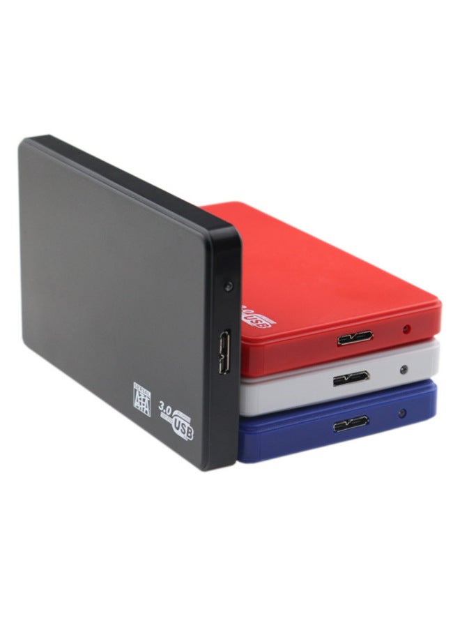 مصدر الشركة المصنعة 2.5 بوصة إلى USB3.0 يدعم SATA التسلسلي الميكانيكي الصلب SSD صندوق القرص الصلب المحمول الخالي من البراغي - اللون: أسود - Image 1