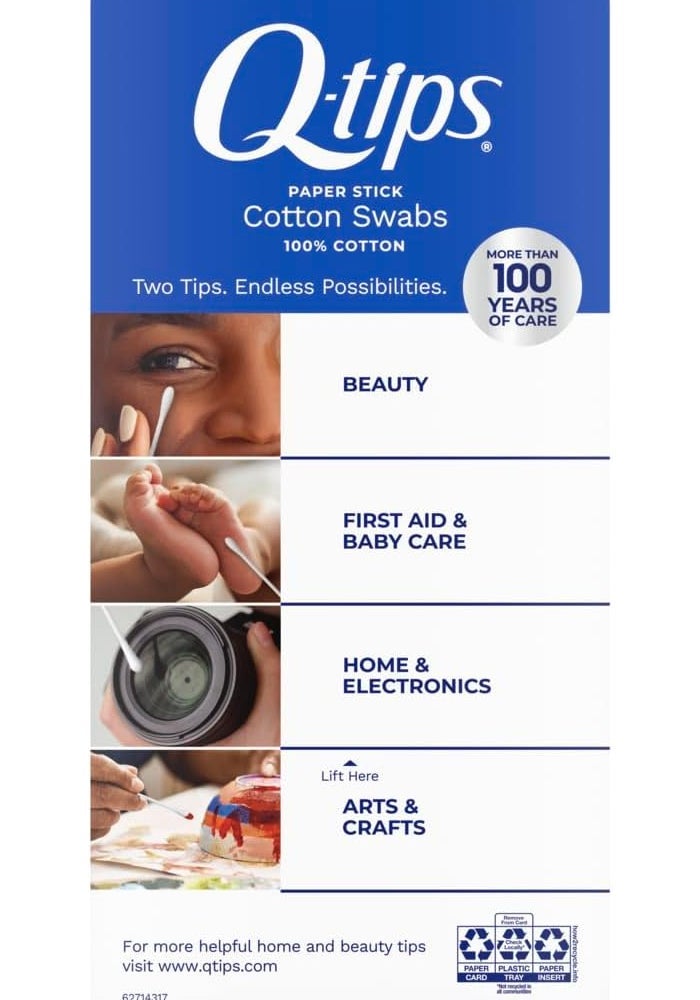 Q-tips Cotton Swabs - 375 Count - Image 1