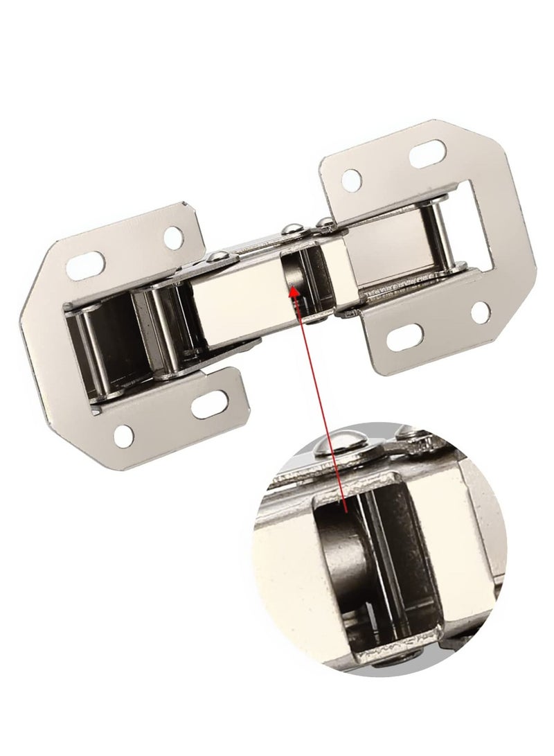SYOSI Easy Installation Hinges 90 Degree Cabinet Hinge for Drawer Window Cupboard Kitchen Door No Slot Required Cold Rolled Steel Strong and Long Lasting  - Image 3