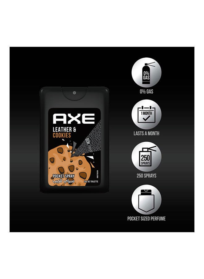 Axe Pocket For Men Leather & Cookies 17ML - Image 2