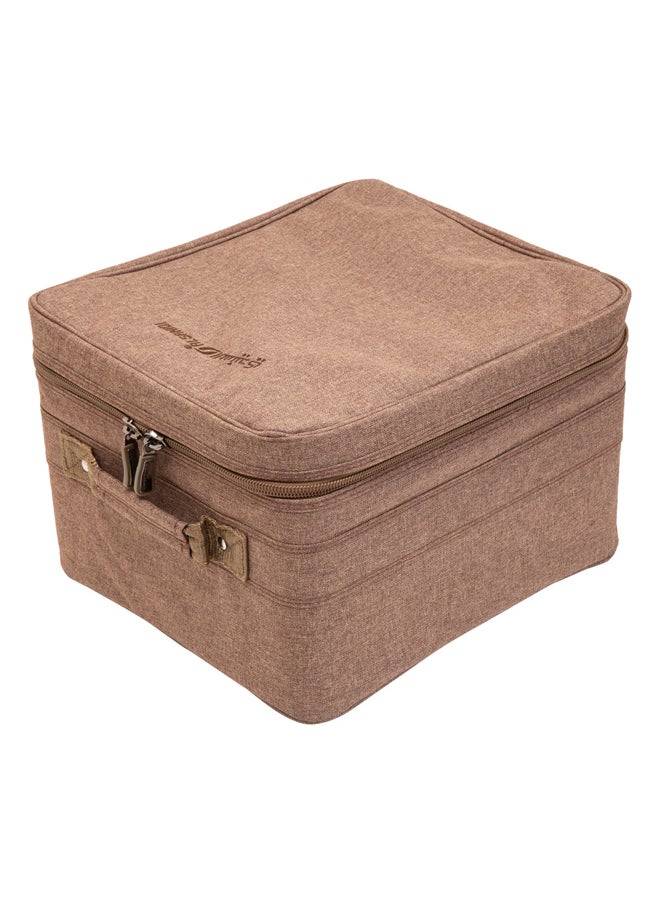 السنيدي شنطة شاي وقهوة للرحلات، شنطة كشتات، عودي، مقاس 32*35*25سم - Image 3