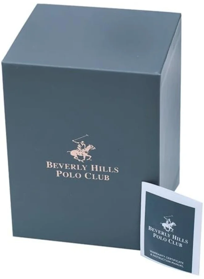 بيفرلي هيلز بولو كلوب BEVERLY HILLS POLO CLUB BP3717X.330 Men Analog Display Watch & Metal Strap Silver