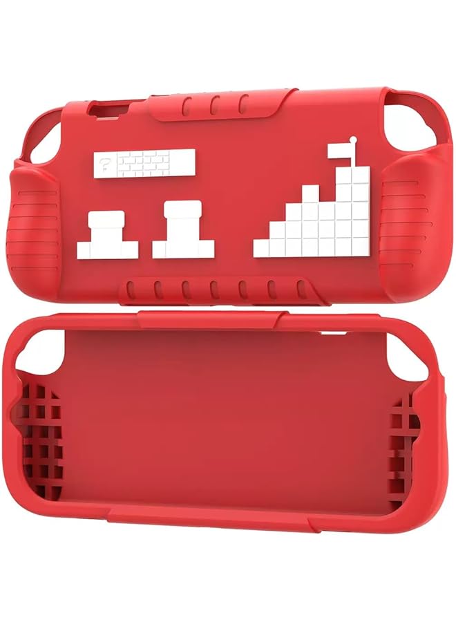 جراب حماية من السيليكون لجهاز نينتندو سويتش 2 2025، غطاء ناعم الملمس بتصميم مريح، ممتص للصدمات ومضاد للخدش، متوافق مع نينتندو سويتش 2 (أحمر)