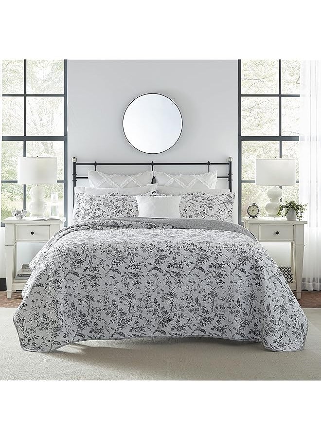 Home Amberley Collection Cotton Reversible Bedding With Matching Shams Lightweight Home Decor For All Seasons King Black White - pzsku/Z300867EA97A91167A998Z/45/_/1741446766/4f86a0e3-bad7-432b-8887-679f4d0bbad7