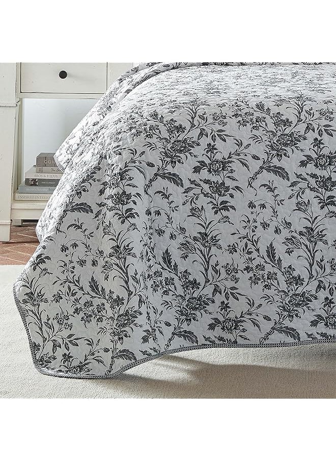 Home Amberley Collection Cotton Reversible Bedding With Matching Shams Lightweight Home Decor For All Seasons King Black White - pzsku/Z300867EA97A91167A998Z/45/_/1741446769/78095405-b92e-4fef-8769-49fb7456ebb6