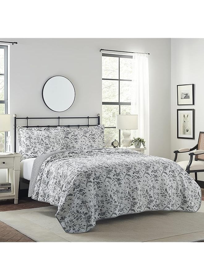 Home Amberley Collection Cotton Reversible Bedding With Matching Shams Lightweight Home Decor For All Seasons King Black White - pzsku/Z300867EA97A91167A998Z/45/_/1741446770/f4c921d6-a7a4-4b7d-882f-0943f1340d34