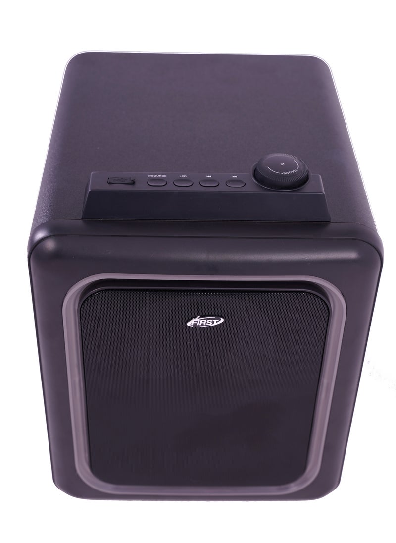 first First Hometheater 3 * 1-120watt-M810-Bluetooth,USB,Optical,AUX,Remotecontrol,Multicolored LED Themes,HDMI (black)  - Image 4