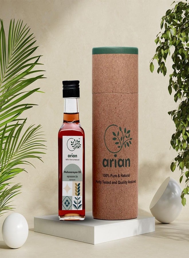 Arian™ Premium Mahanarayan Carrier Oil - 100% Pure, Natural and Therapeutic Grade Carrier Oil for Nourishing Massage, Skin Care, Hair Care, and Personal Care (Mahanarayan Oil, 100ml/3.3oz) - Image 2