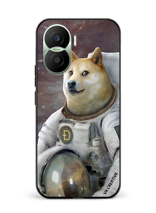 VR CREATIVE Protective Case Cover For Honor Play7T Pro Doge To Space Design Multicolour - Image 1