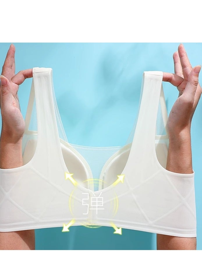 MIIOW ملابس داخلية نسائية بدون أثر، تصميم رفيع مع صدر كبير ومجموعة صغيرة من الثديين المساعدين، مضادة للترهل وتأثير تنحيف، حمالة صدر جديدة - Image 4