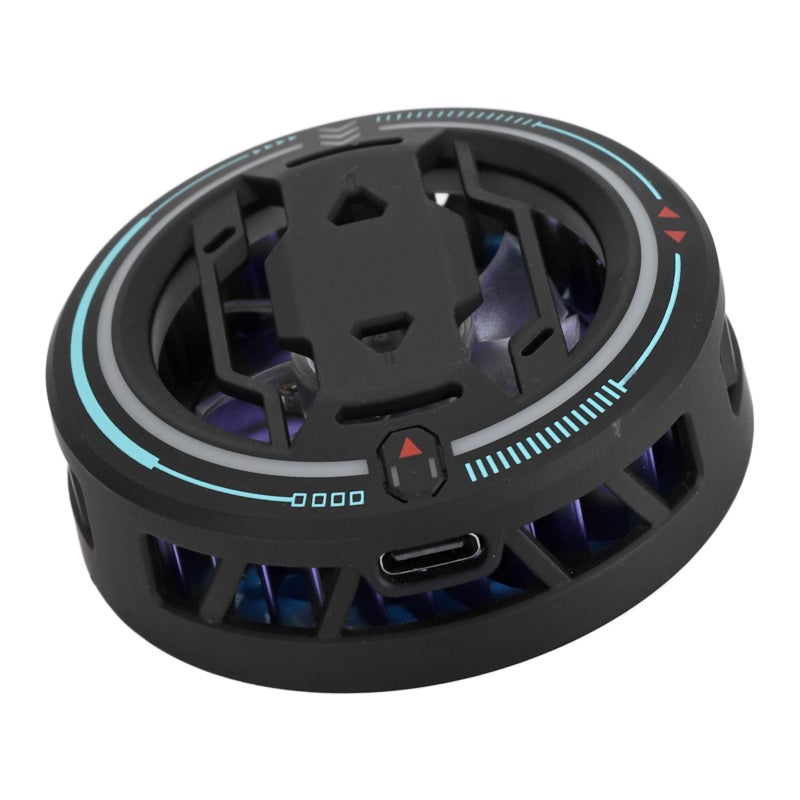 Cell Phone Cooling Fan: 3 Speeds Magnetic Semiconductor Radiator - Efficient Aviation Aluminum Cooler With Intelligent Temperature Control for Mobile Game And Video Use - Image 5