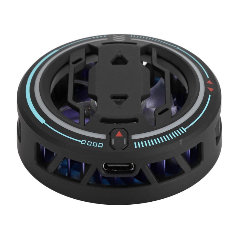 Cell Phone Cooling Fan: 3 Speeds Magnetic Semiconductor Radiator - Efficient Aviation Aluminum Cooler With Intelligent Temperature Control for Mobile Game And Video Use - Image 3
