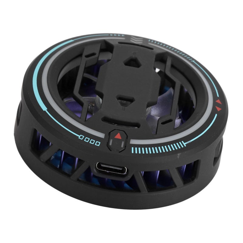 Cell Phone Cooling Fan: 3 Speeds Magnetic Semiconductor Radiator - Efficient Aviation Aluminum Cooler With Intelligent Temperature Control for Mobile Game And Video Use - Image 1