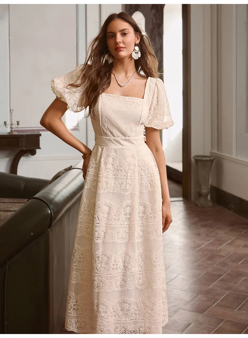 SIMPLEE Women's Summer Elegant DressLight & Comfortable Lightweight Cotton Blend Perfect for Outings