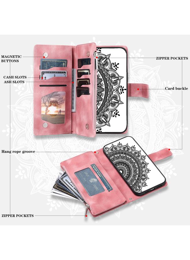 S-TOP Case For Samsung Galaxy S20 Multi-Card Totem Zipper Leather Phone Case - Image 5