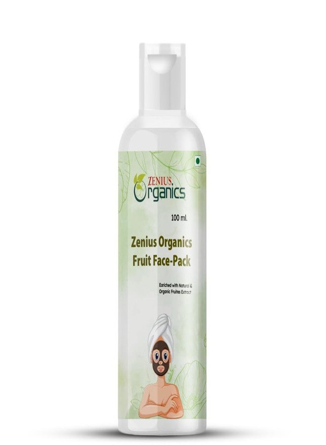 Zenius Fruit Brightening Depigmentation and Tan Removal Face Pack| Ayurvedic and Organically Pure| Tan Removal Face Pack for All Skin Types|100% Botanical Extracts| 100gm - Image 1