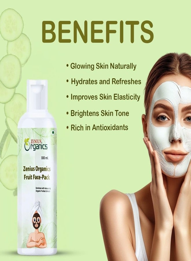 Zenius Fruit Brightening Depigmentation and Tan Removal Face Pack| Ayurvedic and Organically Pure| Tan Removal Face Pack for All Skin Types|100% Botanical Extracts| 100gm - Image 5