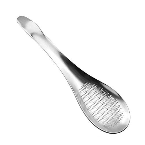 SpiderJuice 1Pc Food Grade Stainless Steel Multi-Functional Multipurpose Grinding Grater Peeler Spoon for Garlic, Ginger, Fruits, Potato, Cheese, Vegetables - Image 5