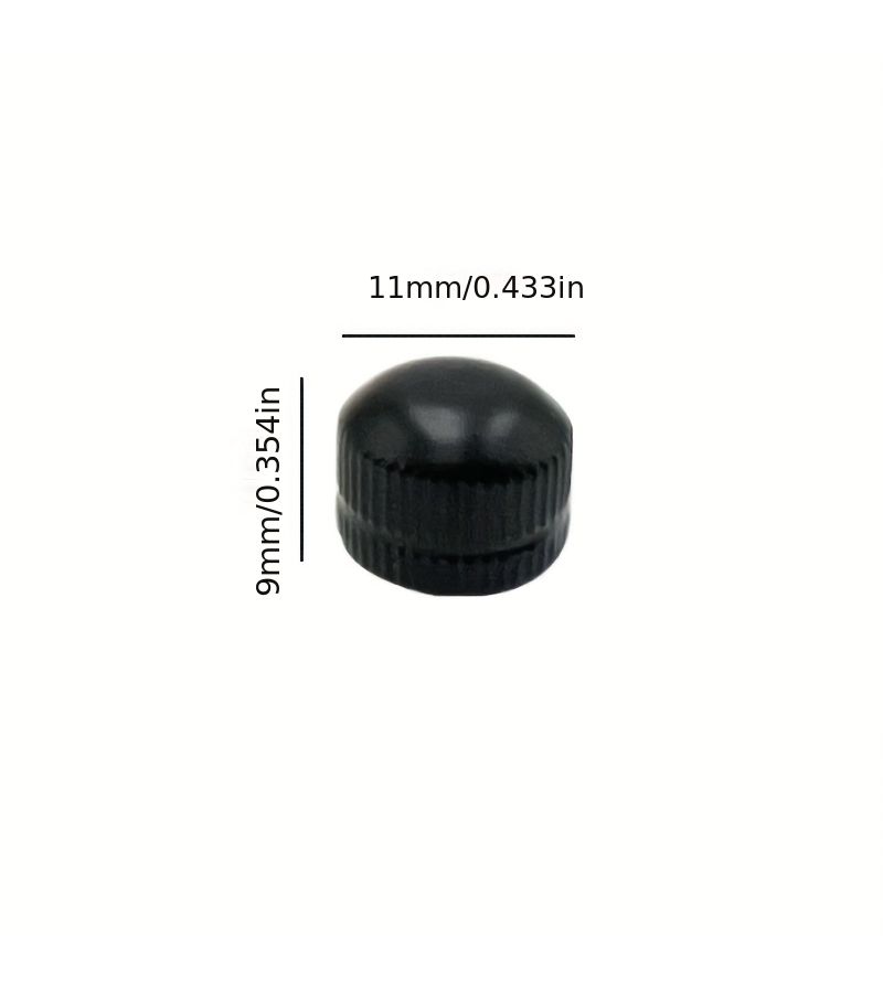 Black Nuts Hand Twisted Set of 50 pcs 0.43 x 0.35 Inches - Image 3