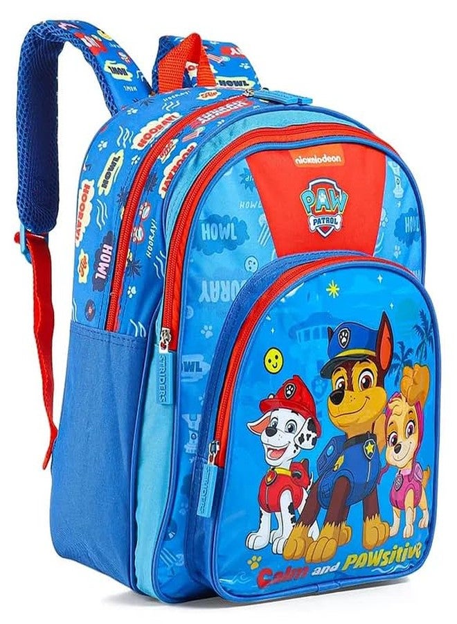 STRIDERS Paw Patrol Kids Backpack - Lightweight, Durable School Bag with Padded Comfortable Straps & Spacious Compartments - Perfect for Toddlers & Preschoolers - Ideal for Age 6-8 Years - 16 inches - Image 3