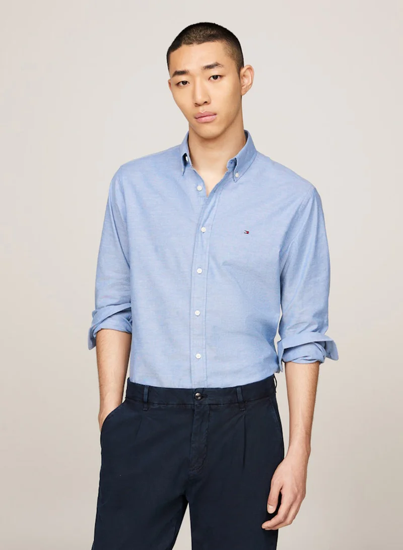 تومي هيلفيغر 1985 Flex Oxford Regular Fit Shirt