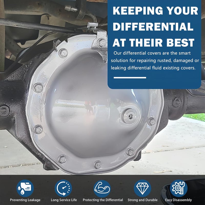 KOONDHEEND 697-706 Rear Differential Cover with Gasket & Magnet for Chevrolet and GMC Vehicles - Image 2