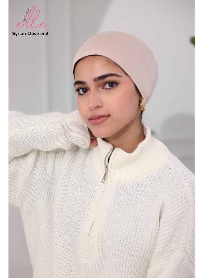 Cotton Closed Bonnet Undercap for Hijab – Seamless, Comfortable & Lightweight for Everyday Wear