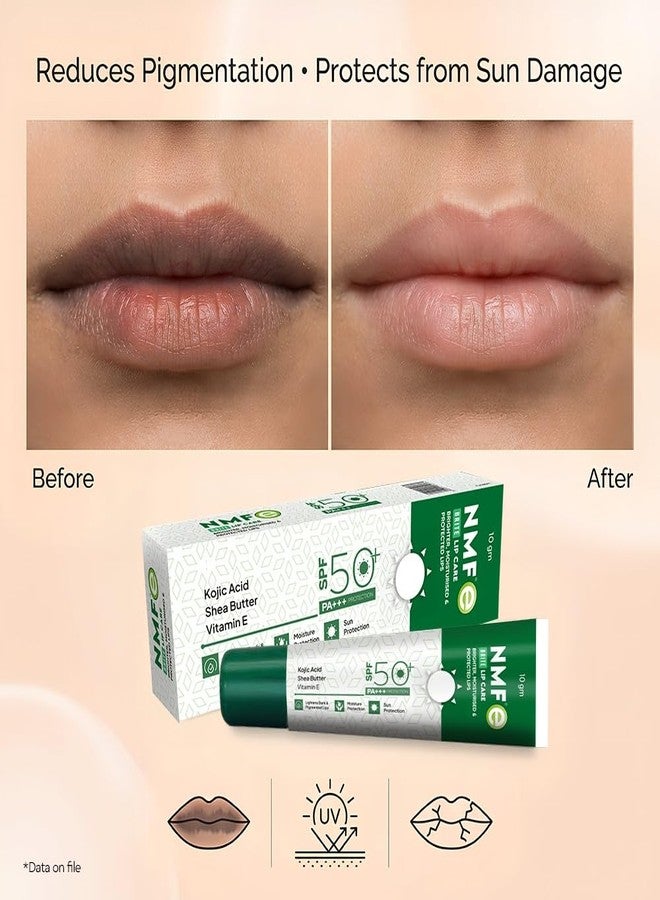 NMFe Lip Care Bundle - 10gm + 10gm | Moisturising & Brightening Lip Treatment | SPF 40+ & SPF 50 PA+++| Repairs Dry, Dark & Pigmented Lips | Dermatologically Tested - Image 5