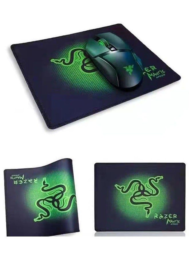 3pcs Razer Mantis High Quality Anti-slip Computer Mouse Pad for Office Gaming Size 25*21cm  - Image 1