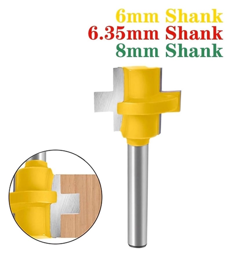 8mm Shank T Slot Square Tooth Wood Milling Cutter Router Bit Carving Tool - Image 5