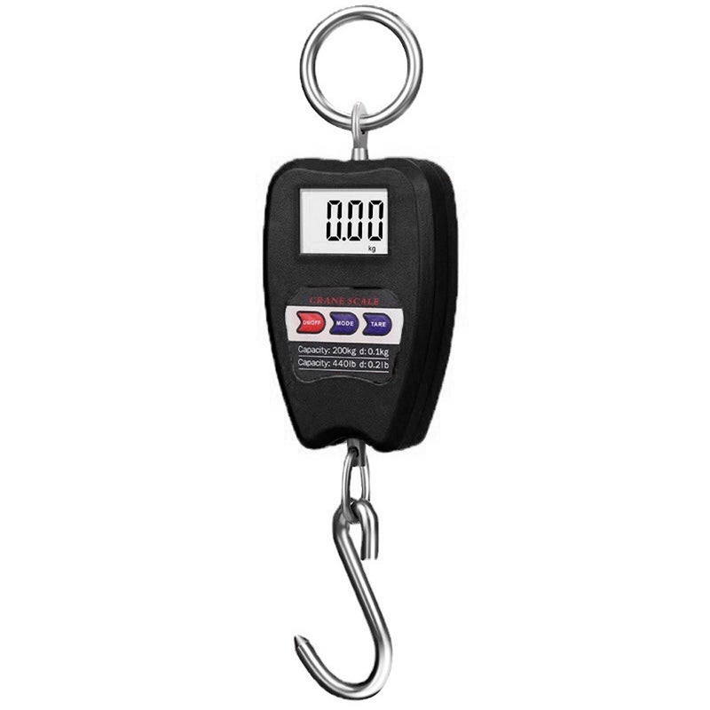 Portable Electronic Luggage Scale: Black, Accurate Quick Stable Weighing - 3 Switchable Units (LB, KG, N) Digital Scale for Travelers & Luggage Weighing - Image 1