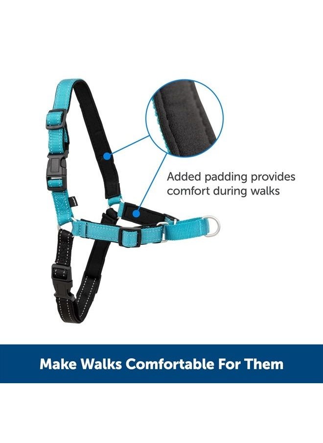 Easy Walk Deluxe Dog Harness, No Pull Dog Harness – Perfect for Leash & Harness Training – Stops Pets from Pulling and Choking on Walks – Medium/Large, Steel - pzsku/Z300962DF8C5F9E0392A5Z/45/_/1687683868/dfc37b03-68f5-4508-b8ce-022387fbc020