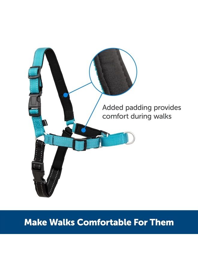 PetSafe Easy Walk Deluxe Dog Harness, No Pull Dog Harness – Perfect for Leash & Harness Training – Stops Pets from Pulling and Choking on Walks – Medium/Large, Steel