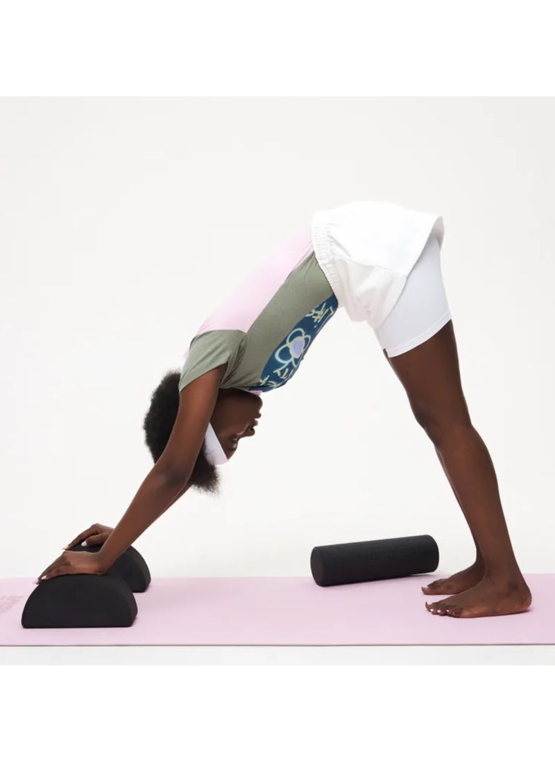 MELA Non-Slip Yoga Mat For Home Gym - 6Mm Thick, Eco-Friendly Tpe, Cushioned Exercise Mat With Carry Strap - Perfect For Yoga, Pilates, Fitness Training, & Gymnastics Essentials  - Pink  - Image 3