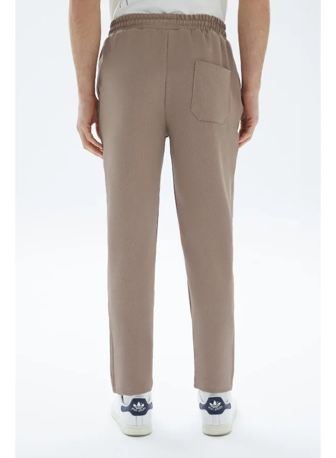Wecre8 Brown Plain Sweatpants
