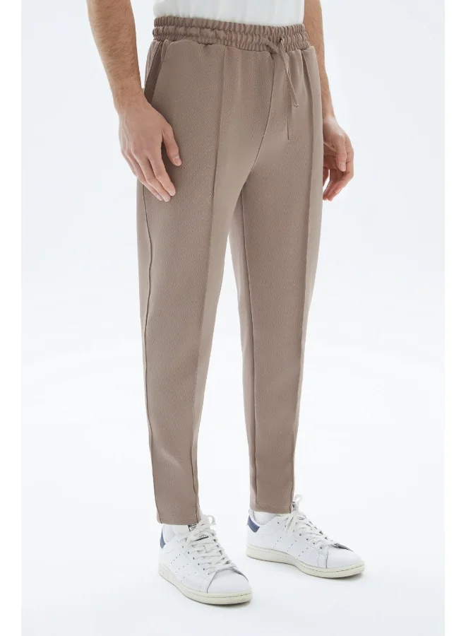 Wecre8 Brown Plain Sweatpants