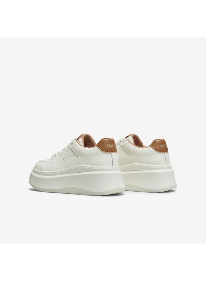 Tata Tata Sun Leyan Same Style Little White Whale Thick Sole Casual Sneakers Women Fleece Lined White/brown Am6 36 - Image 5