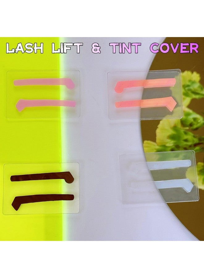 ICONSIAM Lash Lift Ribbon Cover Silicone Eyelash Lifting String Covers Perm Lotion Mia Lami Stripe Tape Self Sticky Soft Compensators(Lash Lift & Tint Tool) 4 Pair Ultra Soft Ribbons Press Lashes Firmly - Image 3