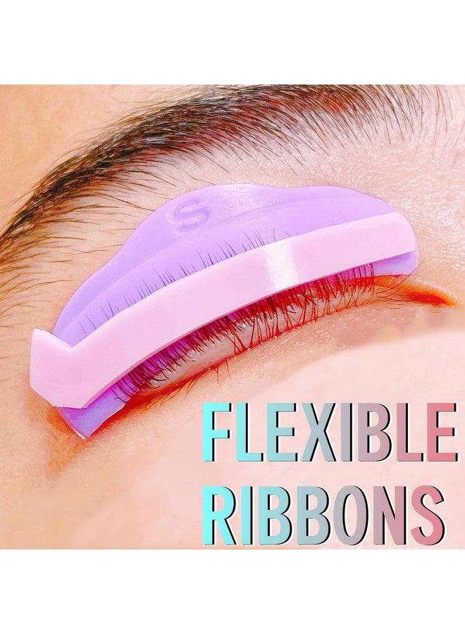 ICONSIAM Lash Lift Ribbon Cover Silicone Eyelash Lifting String Covers Perm Lotion Mia Lami Stripe Tape Self Sticky Soft Compensators(Lash Lift & Tint Tool) 4 Pair Ultra Soft Ribbons Press Lashes Firmly - Image 4