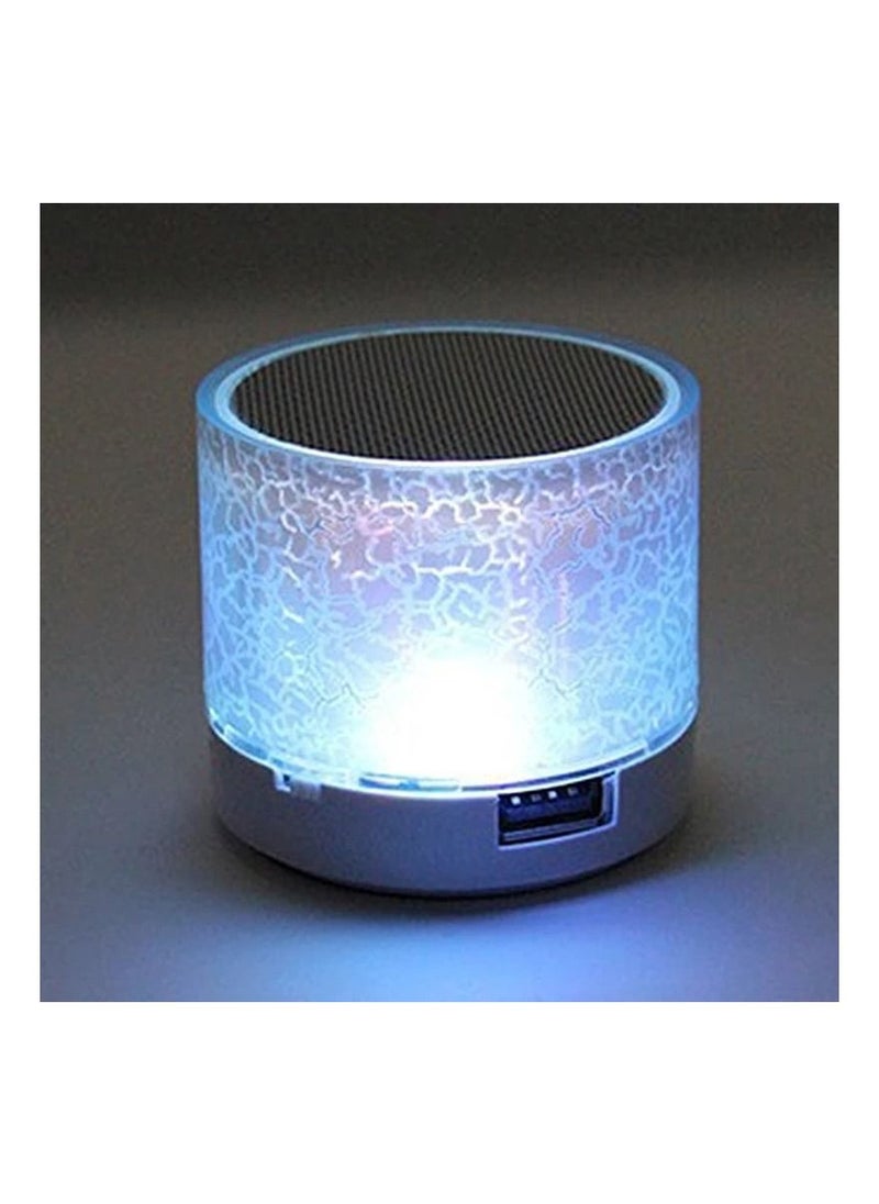 AROAQ - Wireless Bluetooth SpeakerA9 Dazzling Crack LED Wireless Bluetooth Waterproof U-Disk TF Card - Image 1