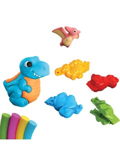 Apexma 3D Dinosaur Play Dough and Mold Set 200 Gr. - 3D Dinosaur Mold and Dough Set  - Image 1