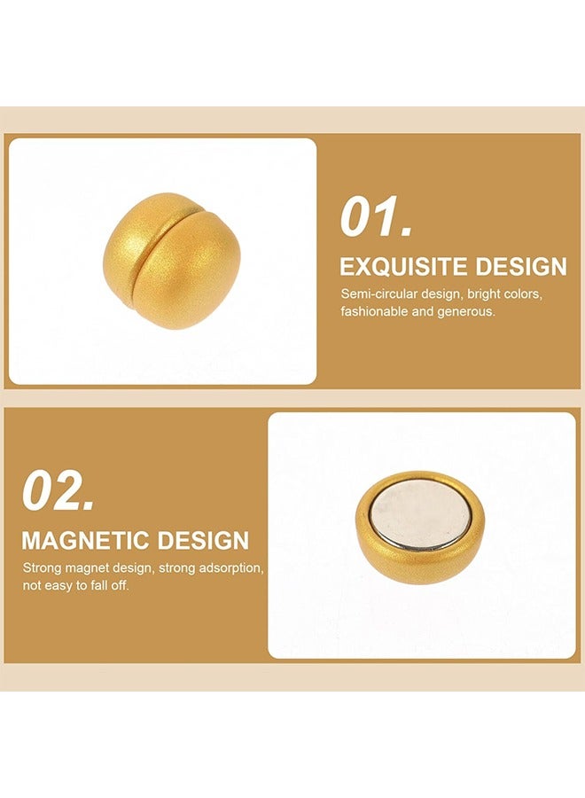HY Hijab Magnetic Pins, Premium Strong Magnetic Hijab Pins for Women, No-Snag Multi-Use Colorful Scarf Small Magnetic Hijab Magnets, Commercial Strength Hijab Pins for Women Clothing Scarf(4 Pairs)  - Image 4