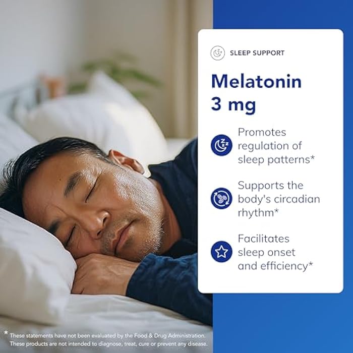 Pure Encapsulations Melatonin 3 mg - Antioxidant Supplement to Support Natural Sleeping & Relief of Occasional Sleeplessness - for Natural Sleep Support* - 60 Capsules - Image 3