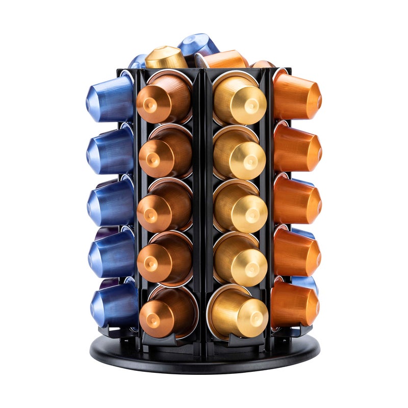 Rice rat Pod Holder for Nespresso Original for 40 Nespresso Original Pods With Central Additional Pods StorageCarousel50 Pods