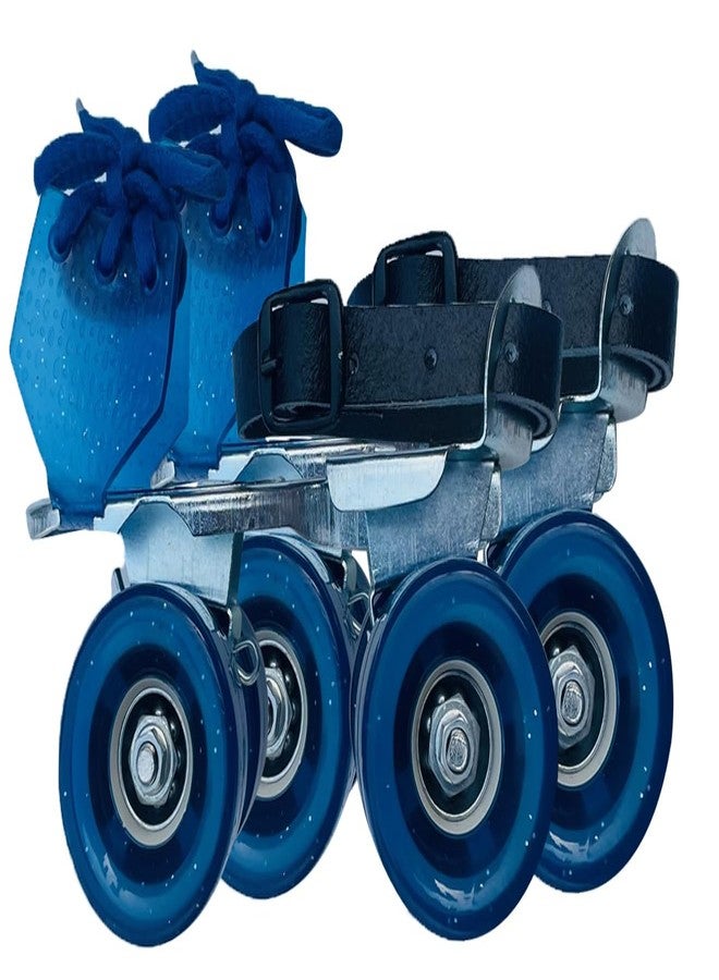 Liffo® Roller Skates Combo (Skates + Helmet + Gloves + Knee Guards & Elbow Guards) - for Age Groups 6 to 14 Years | Academy & School Level Skating (Blue) (Small (6 to 9 Year)) - Image 5