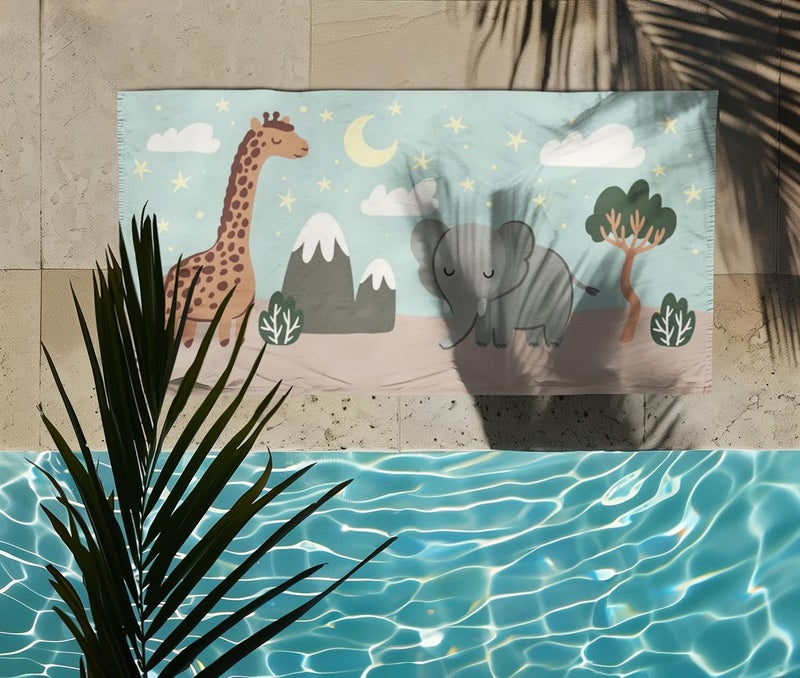 NEW COMERS منشفة استحمام للأطفال حديثي الولادة من NEW COMERS® 100% قطن موسلين 4 طبقات، ماصة بسرعة، مناشف ناعمة فاخرة للأطفال-الصغار-الرضع-الأطفال- 65X110 سم- TWL_02 - Image 3