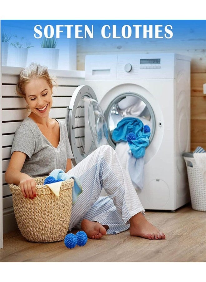 Generic - Laundry Dryer Balls, 4pcs Reusable Washing Balls Tumble Drying Ball Fabric Softener Alternative Soften and Fluff Laundry Wrinkle Release Clothes for Quick Drying - Image 1