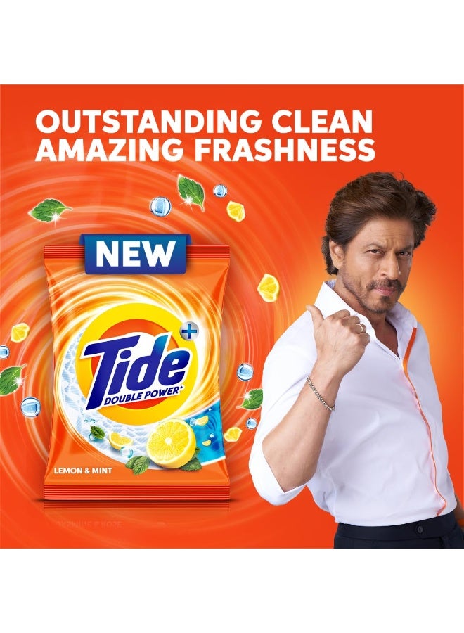 Tide Plus Detergent Washing Powder - 1kg | Lemon & Mint Fragrance | 2X Deep Clean Power | World's No. 1 Detergent Brand - Image 4