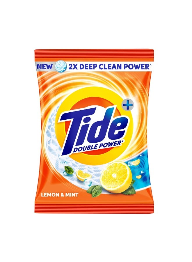 Tide Plus Detergent Washing Powder - 1kg | Lemon & Mint Fragrance | 2X Deep Clean Power | World's No. 1 Detergent Brand - Image 1